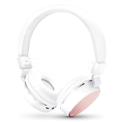 V60 METAL WIRELESS HEADPHONES - WHITE/PINK