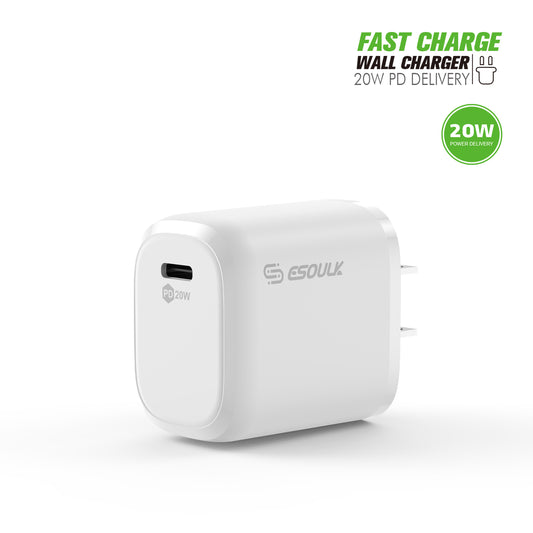 ESOULK 20W TYPE-C FAST WALL CHARGER