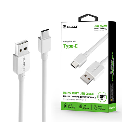 ESOULK USB TO TYPE-C CHARGING CABLE 1OFT