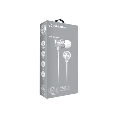 HyperGear dBm Metal 3.5mm Earphones with Noise-Isolating Microphone